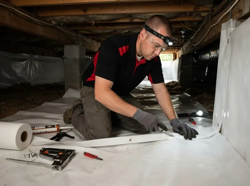 Crawl Space Encapsulation Support Service in Cary, NC